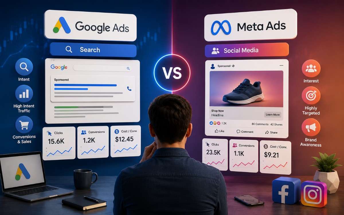 Google Ads vs Meta Ads: Which Works Better for your Business?